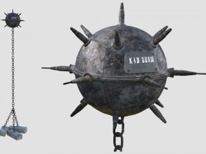 underwater naval mine 3D-Modell
