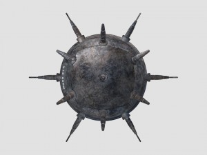 underwater naval mine 3D 모델