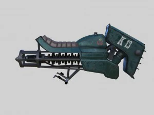 underwater scooter with diver 3D Model