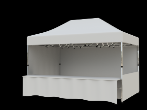 marketing tent 45x3 m 3D Model