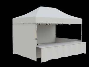 marketing tent 45x3 m 3D Model