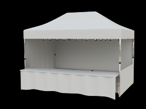 marketing tent 45x3 m 3D Model
