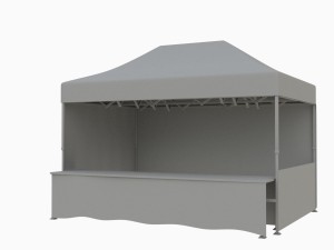 marketing tent 45x3 m 3D Model