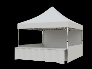tenda de marketing 4x4m Modelo 3D