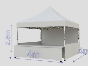marketing tent 4x4m 3D Model