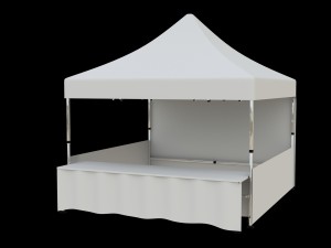 marketing tent 4x4m 3D Model