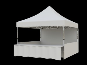 marketing tent 4x4m 3D Model