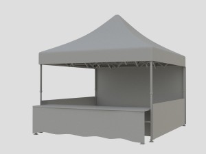 marketing tent 4x4m 3D Model