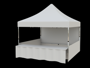 marketing tent 4x4m 3D Model