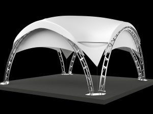 marketing arc fair tent Modello 3D