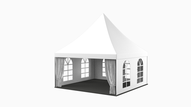 pagoda event tent 3D Model .c4d .max .obj .3ds .fbx .stl .blend 