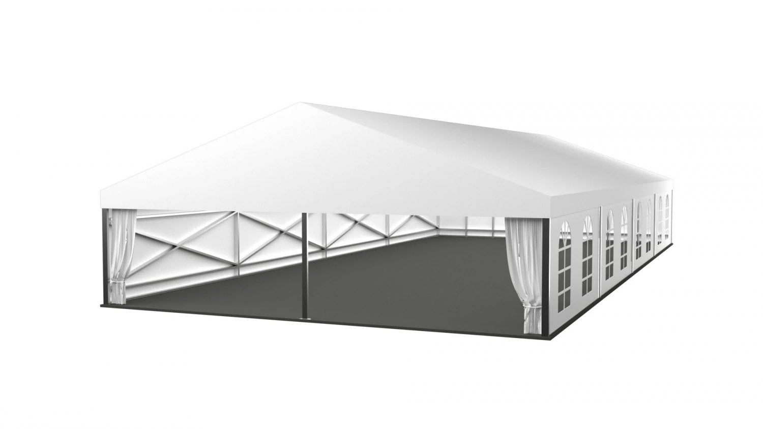 marquee wedding tent 3D Model .c4d .max .obj .3ds .fbx .stl .blend 