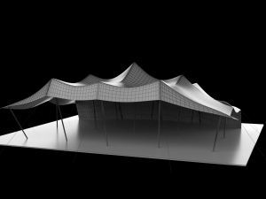 stretch tent Modèle 3D