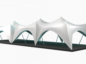 crown tent 3D 模型
