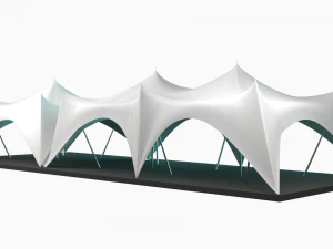 crown tent 3D Model