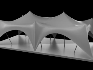 crown tent 3D Model