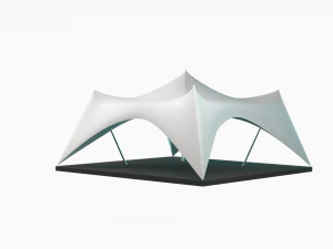 crown tent 3D Model