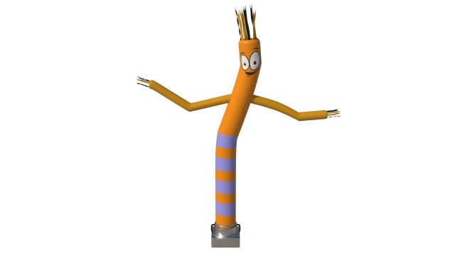 inflatable sky dancer 3D Model .c4d .max .obj .3ds .fbx .stl .blend 