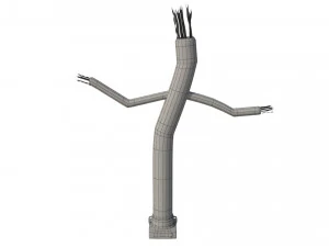 aufblasbarer Himmelst&auml;nzer 3D Modell