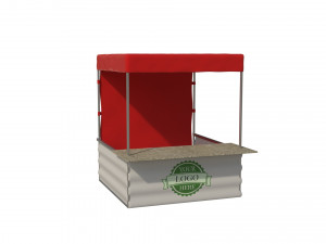 3d marketing tent - box 2x2m 3D Model