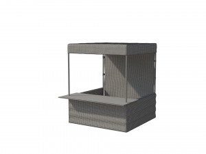 3d marketing tent - box 2x2m 3D Model