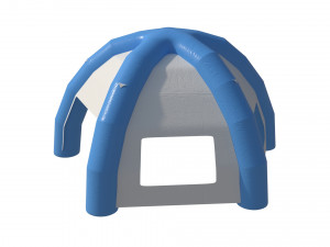 3d inflatable hemisphere tent with walls 3D Model