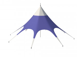 Outdoor Star tent 3D Model