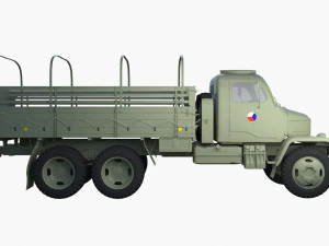 Praga V3S military truck Czechoslovakia 3D Model