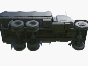 Praga V3S military truck Czechoslovakia 3D Model