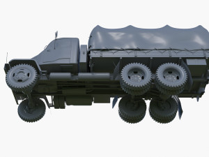Praga V3S military truck Czechoslovakia Modello 3D