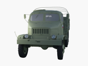 Praga V3S military truck Czechoslovakia Modello 3D