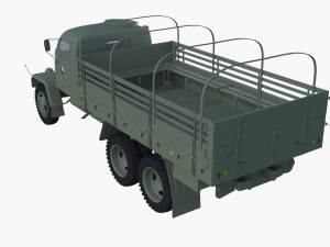Praga V3S military truck Czechoslovakia Modello 3D