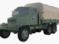 Praga V3S military truck Czechoslovakia Model 3D