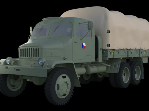 Praga V3S military truck Czechoslovakia 3D Model