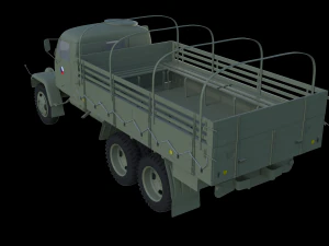 Praga V3S military truck Czechoslovakia 3D Model