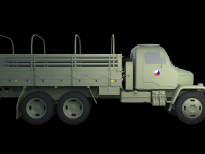 Praga V3S military truck Czechoslovakia 3D Model