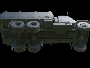 Praga V3S military truck Czechoslovakia Modello 3D