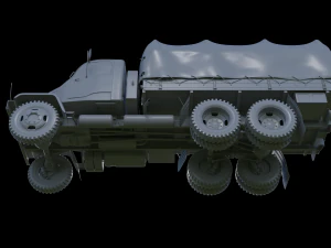 Praga V3S military truck Czechoslovakia 3D Model