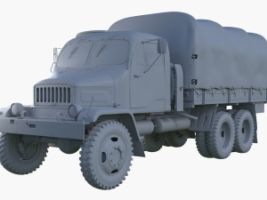 Praga V3S military truck Czechoslovakia Modello 3D