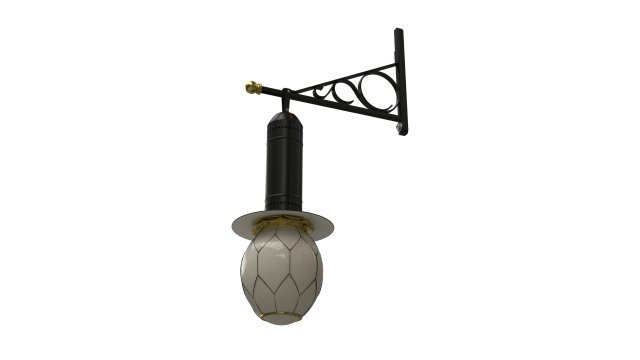 Krizik arc street lamp Modelo 3D .c4d .max .obj .3ds .fbx .stl .blend 