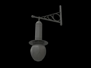 Farola de arco Krizik Modelo 3D