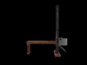 Pankrac guillotine 3D Model