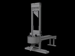 Pankrac guillotine 3D Model