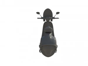 3D Cartoon sci-fi hover vespa model 3D Model
