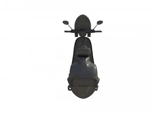 3D Cartoon sci-fi hover vespa model 3D Model