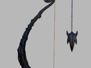 fantasy bow 3D Model