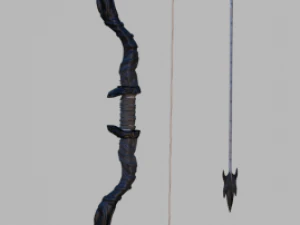 fantasy bow 3D Model