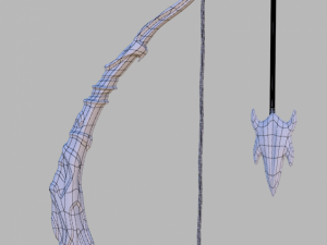 fantasy bow 3Dモデル