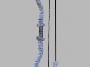 fantasy bow 3Dモデル