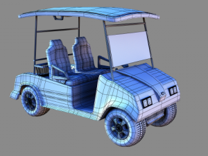 golf cart 3D Model